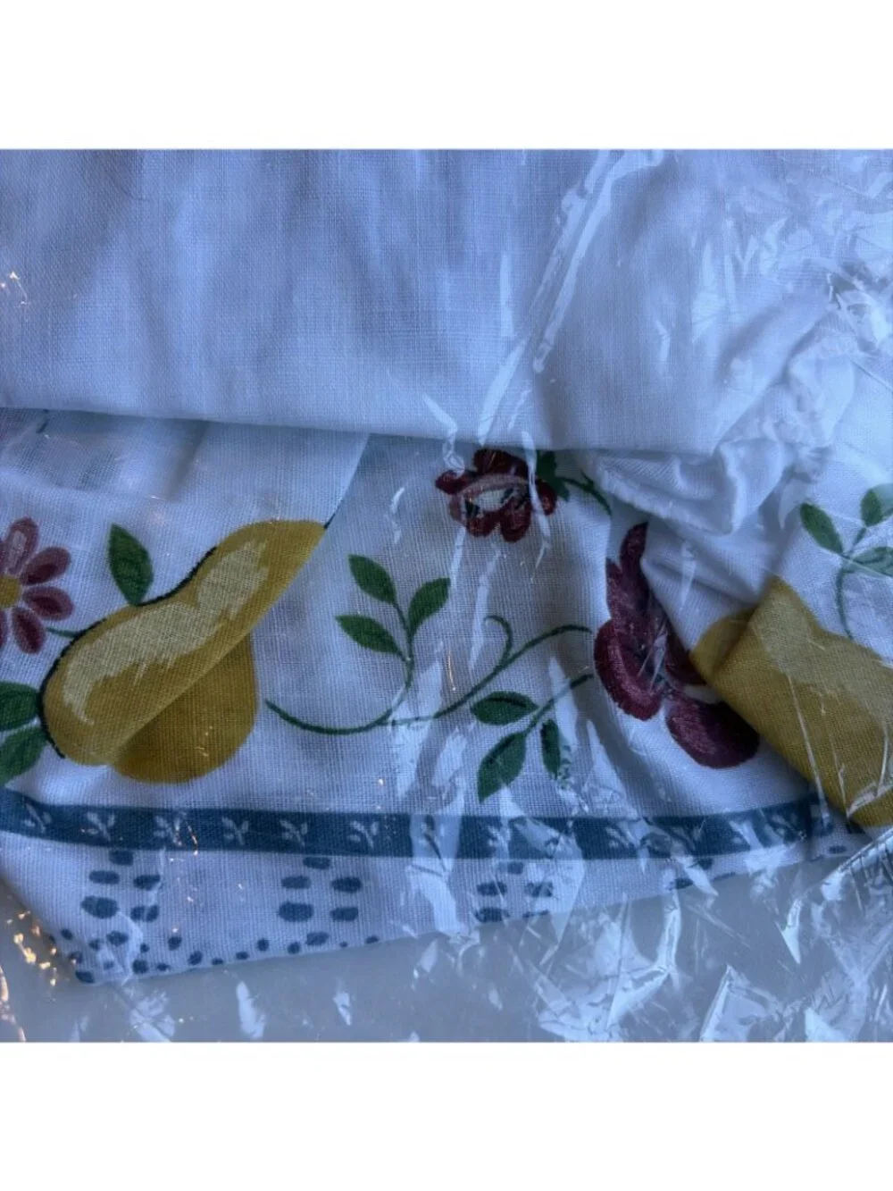 Vintage Floral Ruffled Swag Curtain Set 38